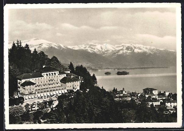 Cartoline postali: AK Brissago, Hotel Brenscino – Usato da Berlin venduto da bartko-reher
