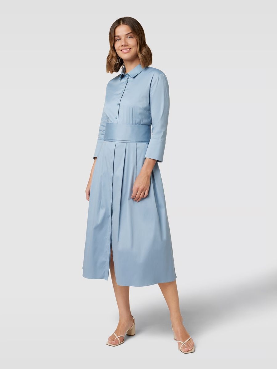 Windsor Vestiti: Windsor Hemdblusenkleid mit Bindegürtel in hellblau – Nuovo (secondo la descrizione) da Thalwil venduto da dia_kgx8 1