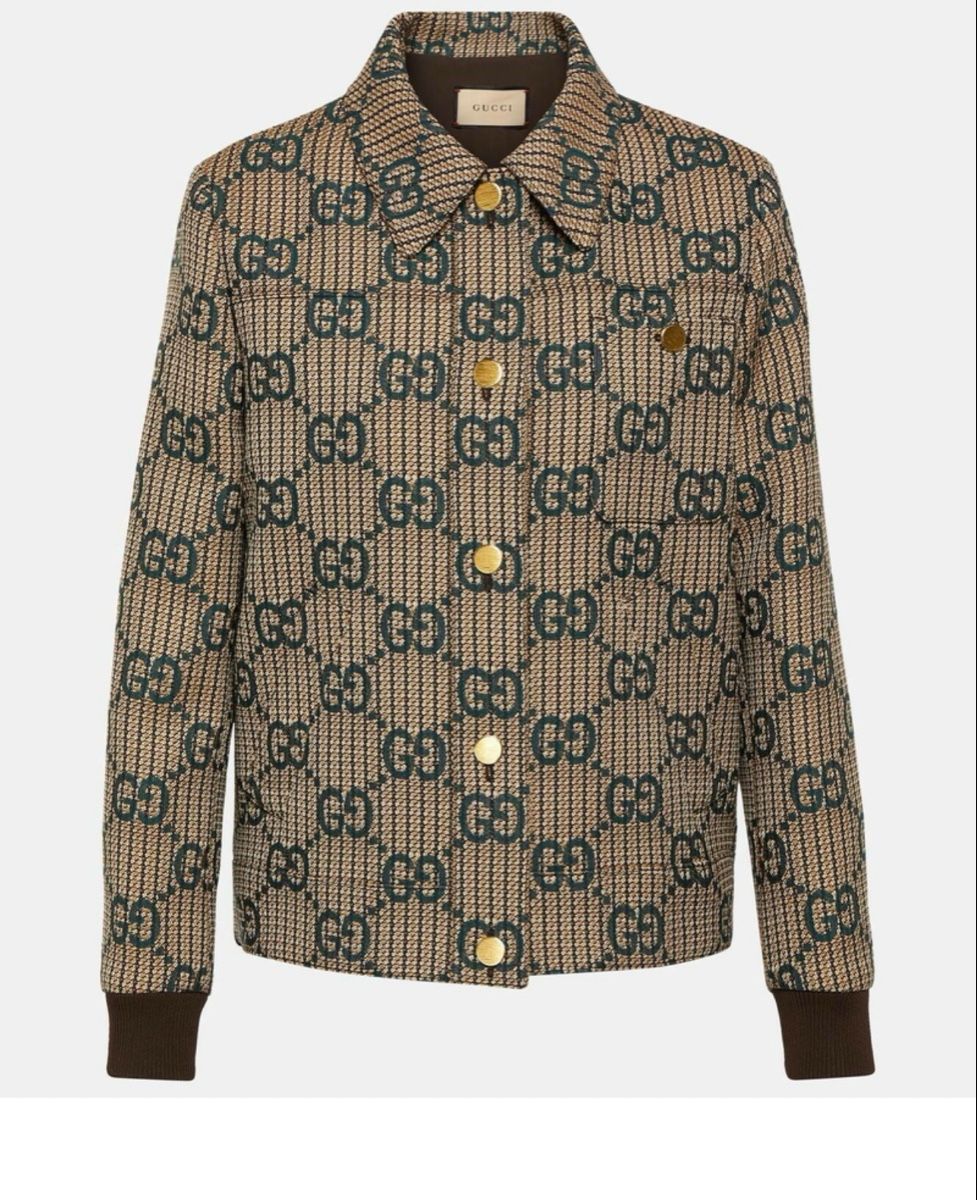 Gucci Vestes: Gucci Jacket GG Monogram Beige Size it 38 New – Neuf (Voir description) à Thonex par Lux_brands01 2