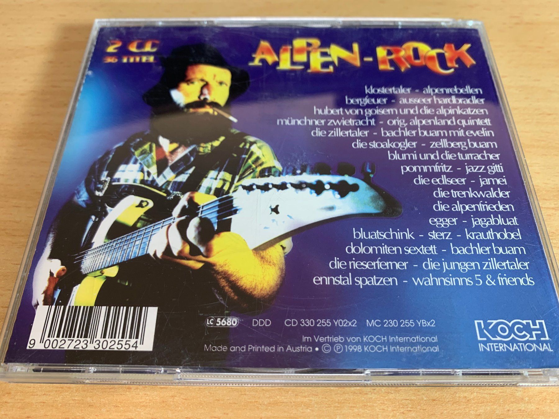 CD: Various - Alpen-Rock - Im Doppelpack - 2 CD – Usato da Rikon im Tösstal venduto da Alpenmutz 1