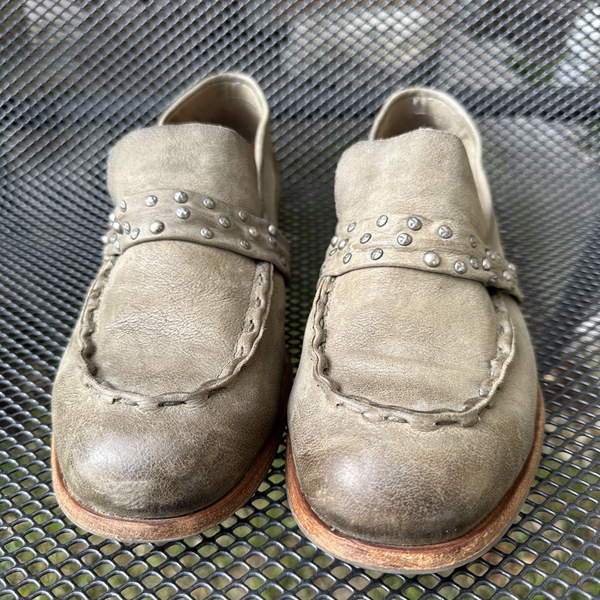 A.S.98 Scarpe da donna: A.S. 98 Lederschuhe, Khaki, Gr. 39 – Usato da Sax venduto da kaulquappe01 3