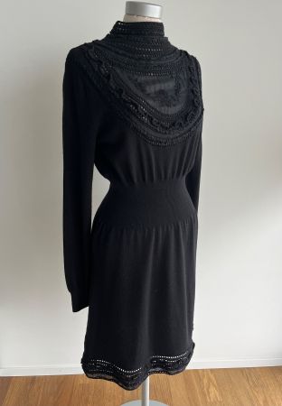 PHILOSOPHY ALBERTA FERRETTI Kleid schwarz Gr. 38, ital. 44