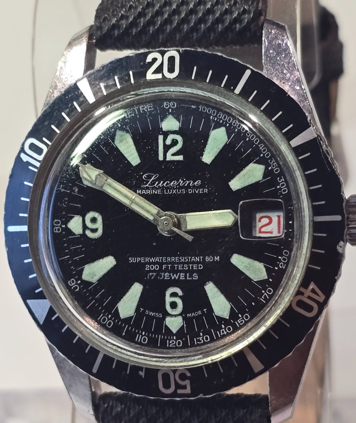 Montres: Luzerene Marine Diver Automat – D'occasion à Ennetbürgen par 50shafali53