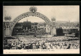Basel, Bundesfeier, Festspiel-Aufführun