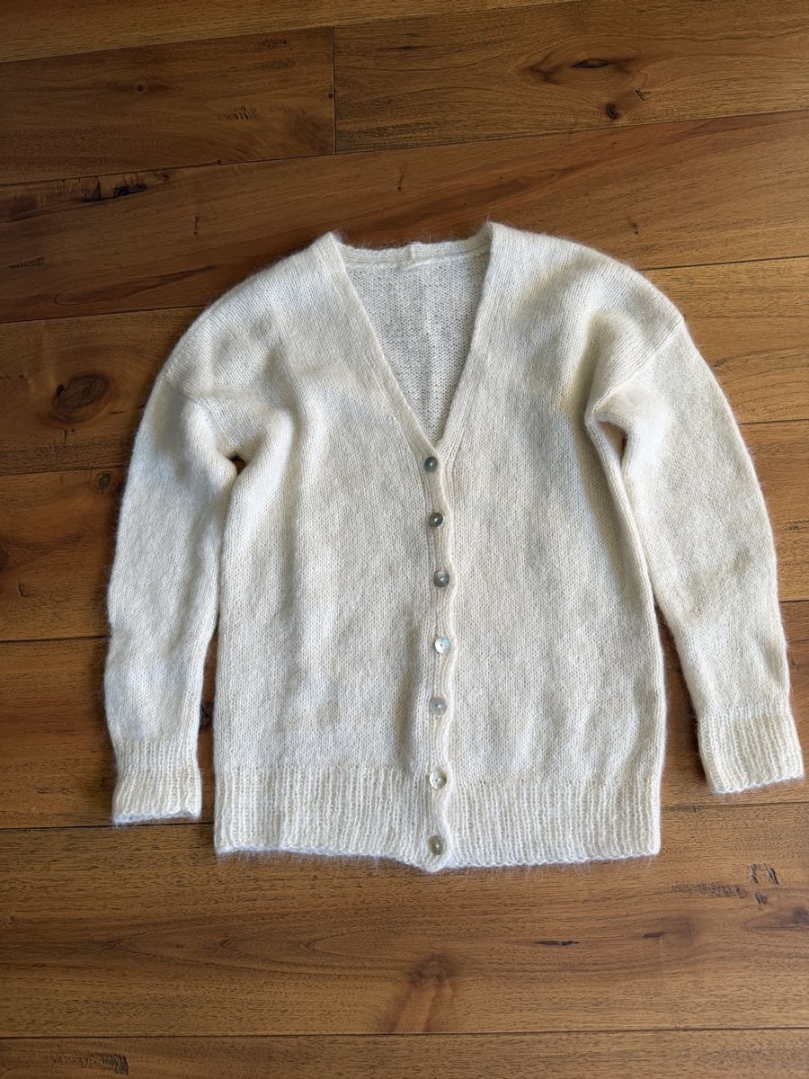 Maglioni & Felpe: Cardigan in seta mohair handmade – Nuovo (secondo la descrizione) da Cademario venduto da Iby_30 3