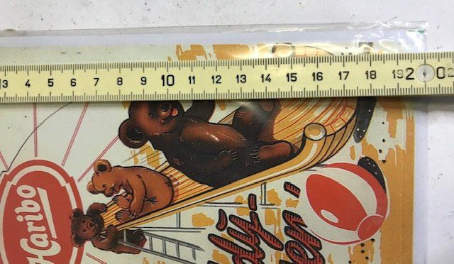 Cartoline postali: grosse Metall-Postkarte Werbung Haribo – Nuovo (secondo la descrizione) da Zürich venduto da gigimai67 3
