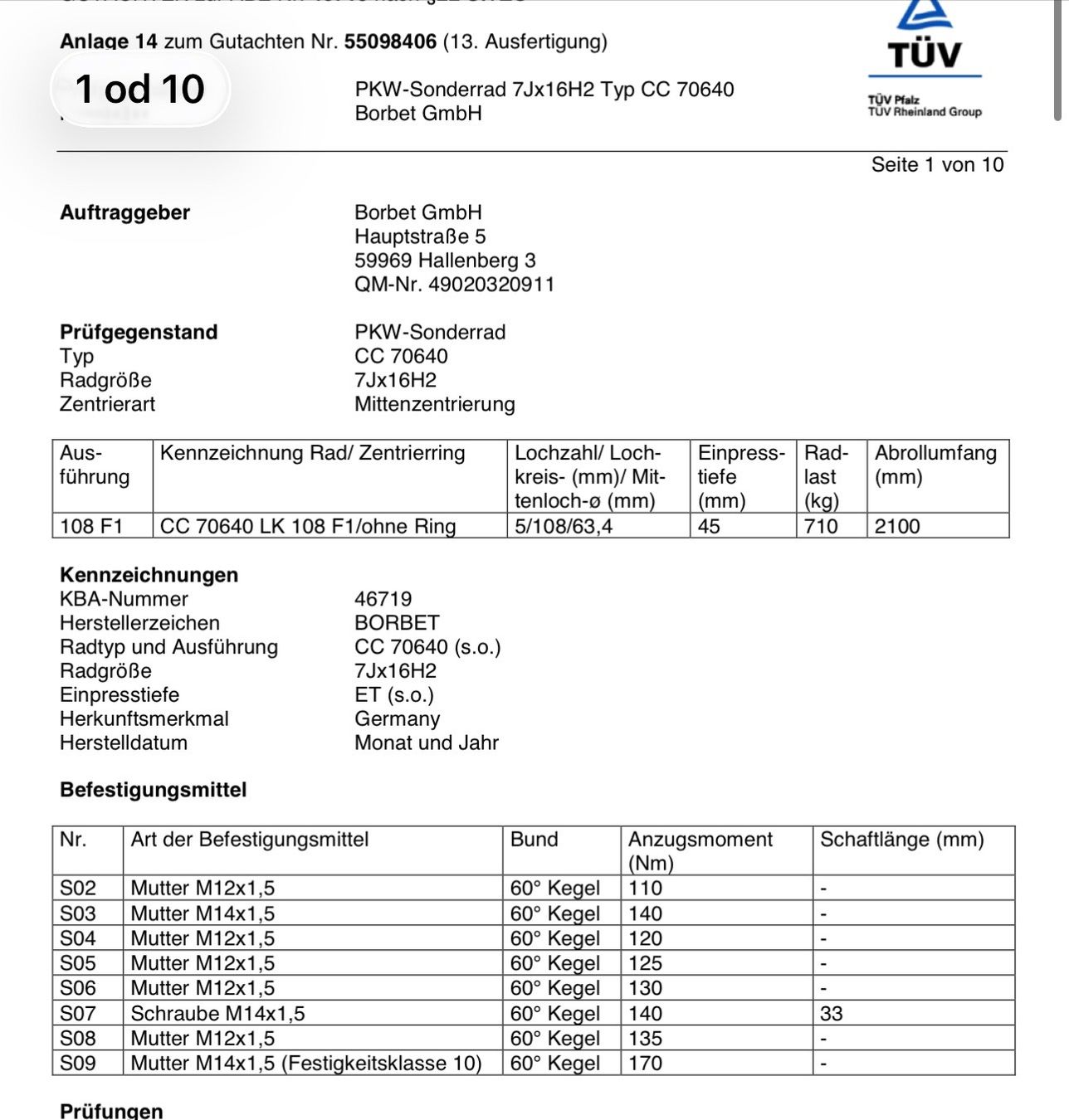 Volvo Cerchioni: Alufelge ford opel Volvo – Usato da Widen venduto da Dinero02 7