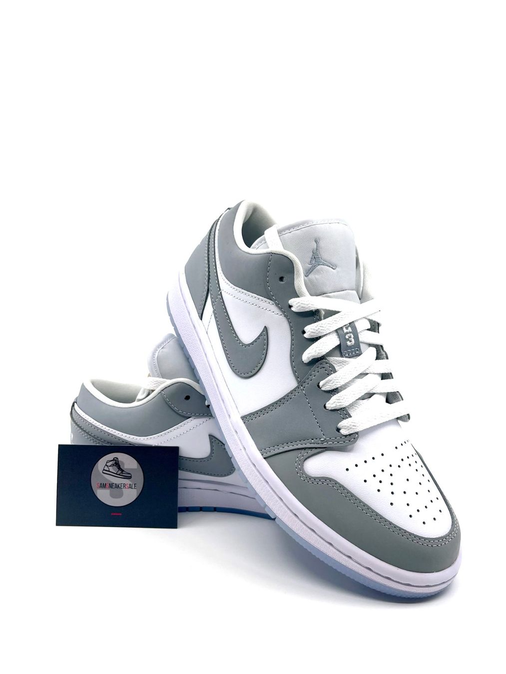 Jordan Scarpe da uomo: Jordan 1 Low Wolf Grey Grösse EU 39 – Nuovo e nell'imballaggio originale da Küsnacht ZH venduto da SamSneakerSale