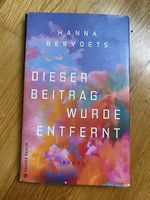 "Dieser Beitrag wurde gelöscht" Hanna Bervoets