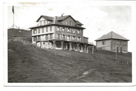Hotel Rossberg-Kulm (SZ) Wildspitz - Foto-AK - Goldau - 1947