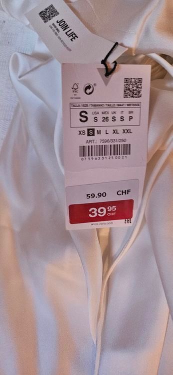 Zara Kleider: Weisses Kleid von Zara – Gebraucht aus Dättwil AG von shopaholic18 2