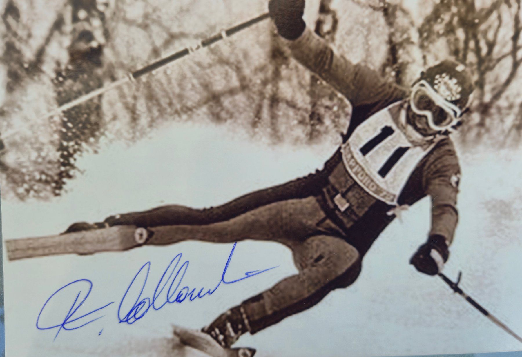 Autografi: Roland Collombin Autogramme – Usato da Oberbuchsiten venduto da laffite54 2