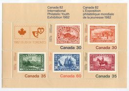 Block "Briefmarkenausstellung". Kanada.