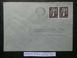 CH 1939 Nr. Z26e auf Brief