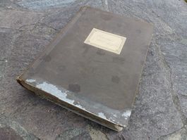 Altes Kassabuch aus dem Jahr 1918-34, sauber geführt