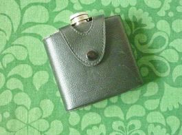 JIM BEAM Flachmann  mit ETUI