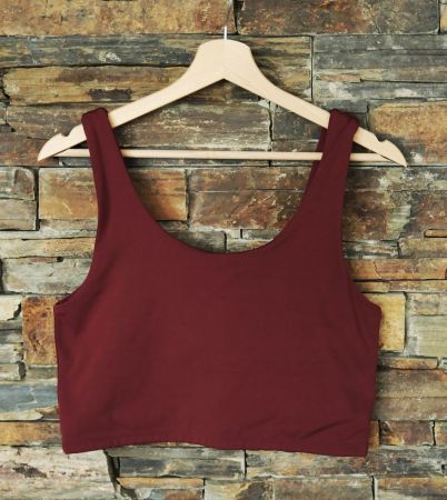 Top Bordeaux Cotton on Body Gr. L