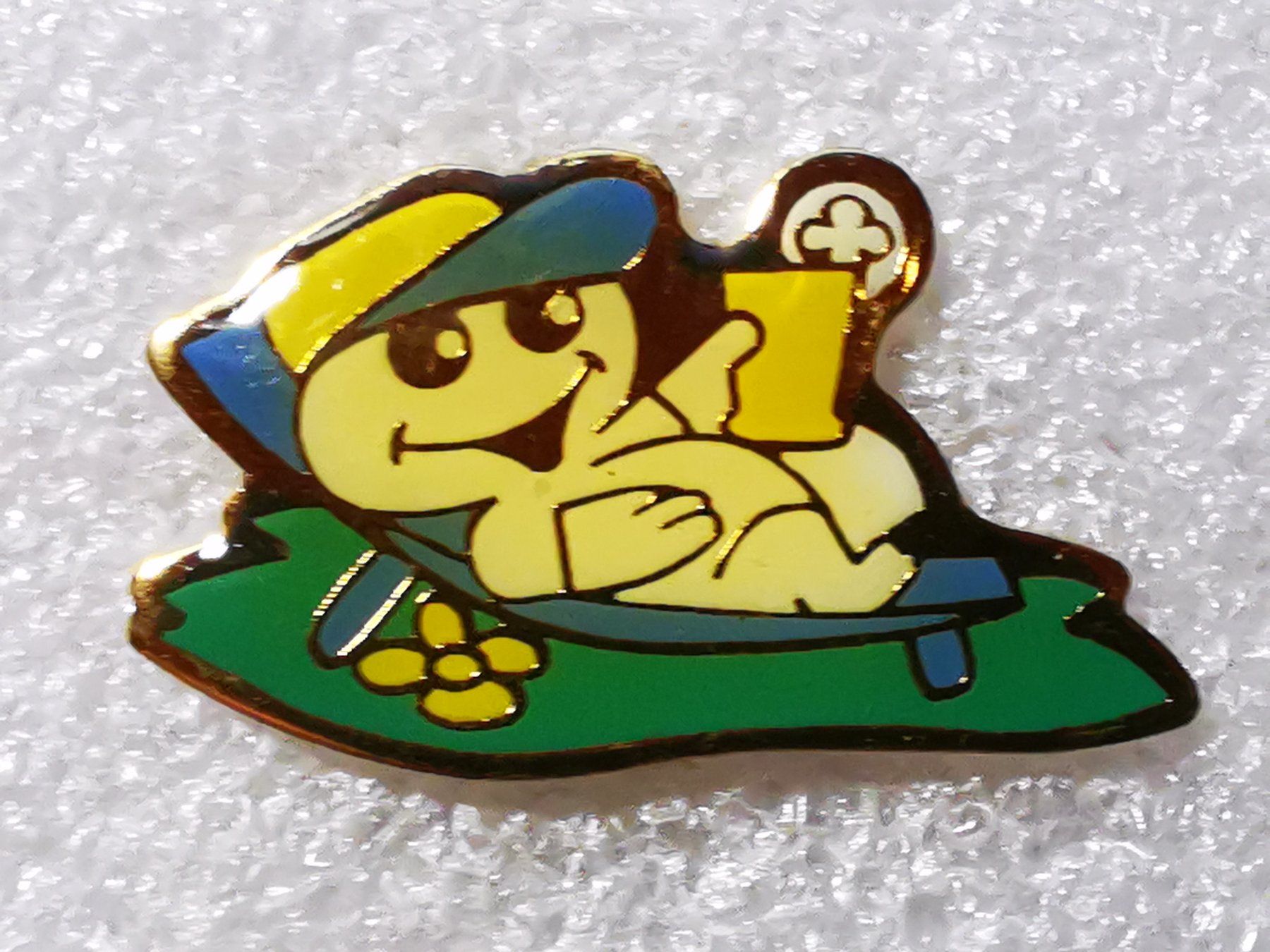 Placchette & Badge: Ansteckpin 44: Maga Bio – Usato da Oppligen venduto da Pin-Fall-Shop