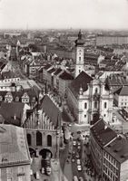 München, Blick vom Rathaus, gelaufen 1960