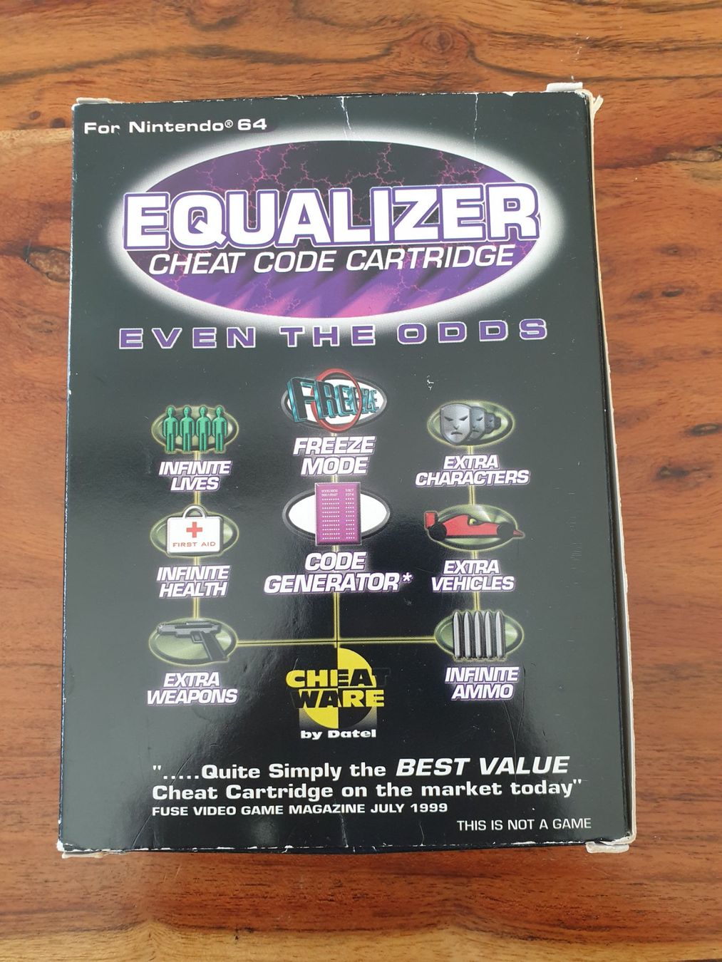 Spiele: Nintendo N64 Equalizer Cheat Code Cartridge PAL – Gebraucht aus Rain von Rou_z26r