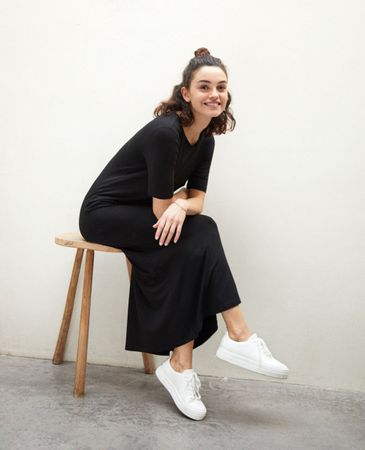 Robe comptoir des cotonniers noire