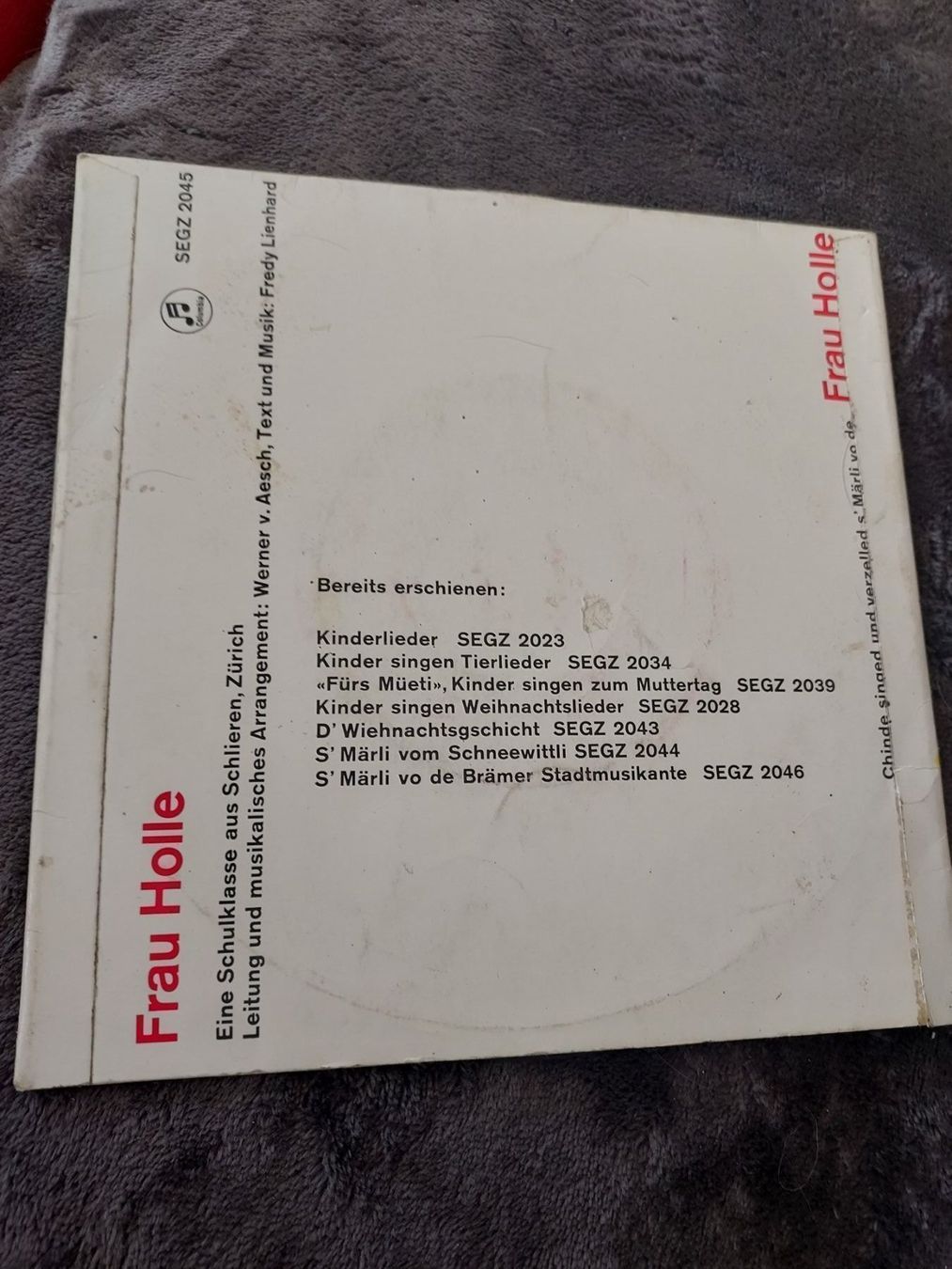 Schallplatten: Frau Holle – Gebraucht aus Dübendorf von Seth2167 1