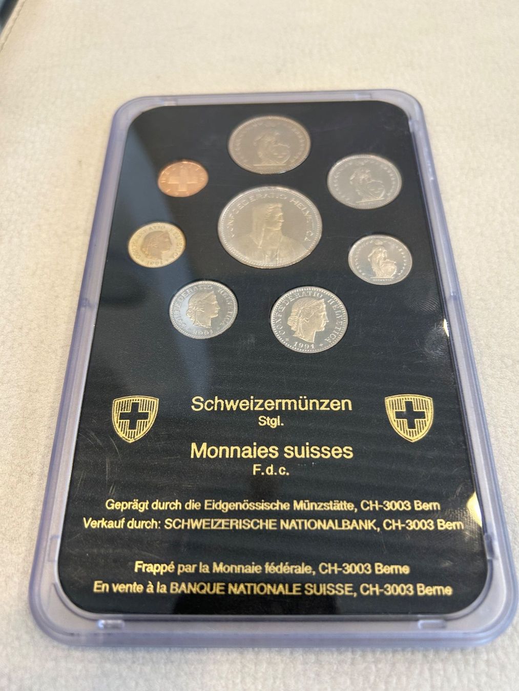 Toutes les monnaies: Münzsatz 1991 Stgl. – D'occasion à herisau par hb_gold 1