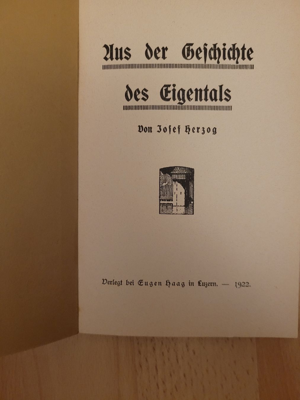 Libri: Das Eigenthal, J. Herzog, Heimatkunde, Geschichte, alt – Usato da Perlen venduto da Safari_23 1