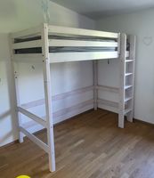 Flexa Hochbett weiss inkl. Taschenfederkern Matratze