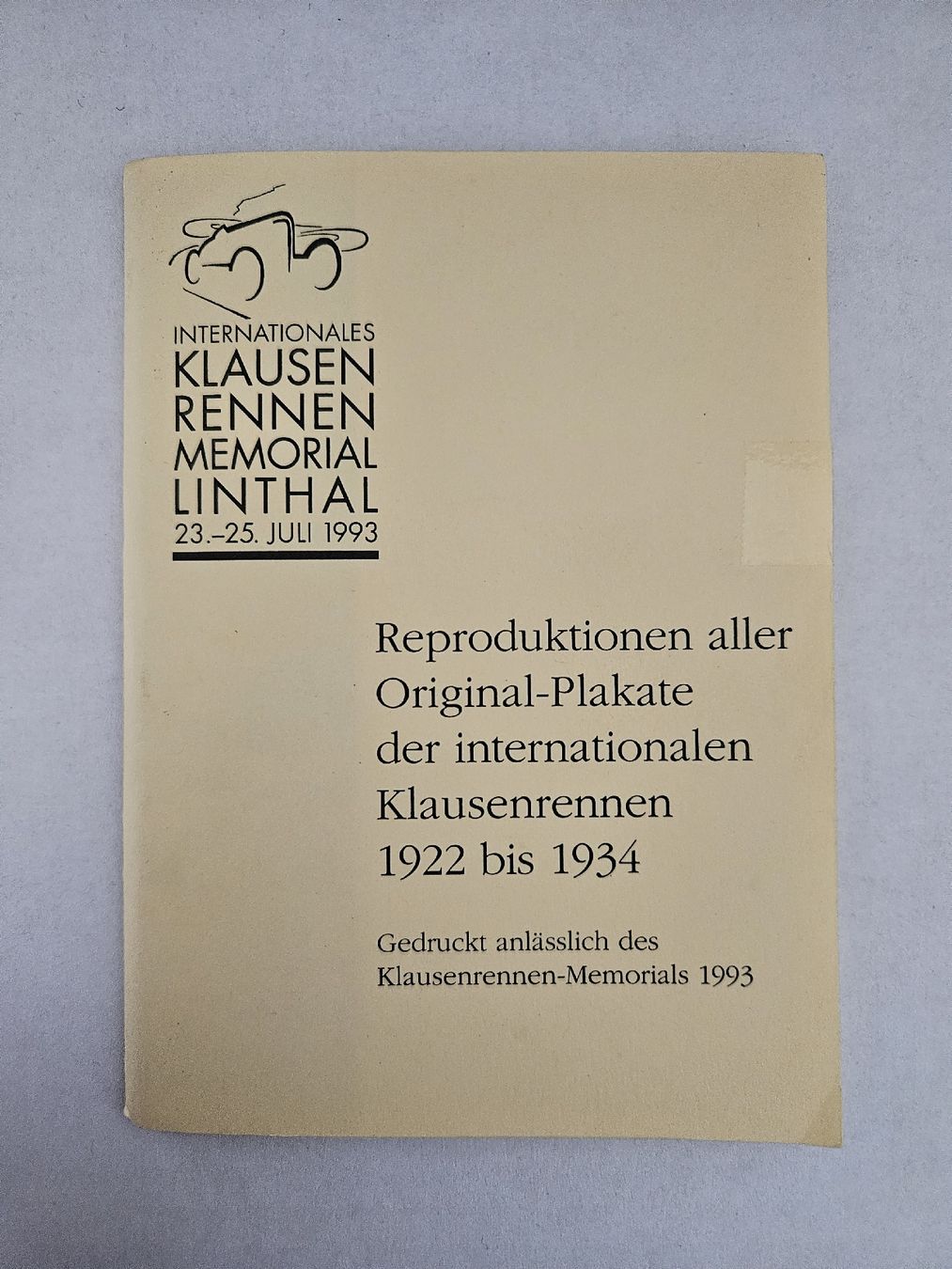 Cartoline postali: Klausenrennen Memorial 1993-10 Repro Ansichtskarten Set – Usato da Wangen SZ venduto da Auction-Sea