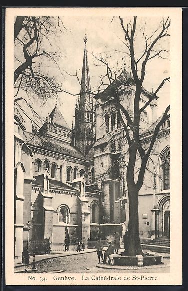 Cartoline postali: AK Genève, La Cathédrale de St-Pierre – Usato da Berlin venduto da bartko-reher