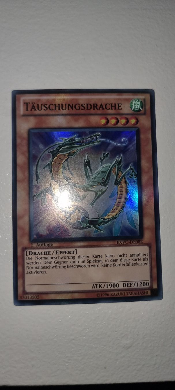 Karten: Yugioh  Täuschungsdrache – Gebraucht aus Suhr von qkr_62qb