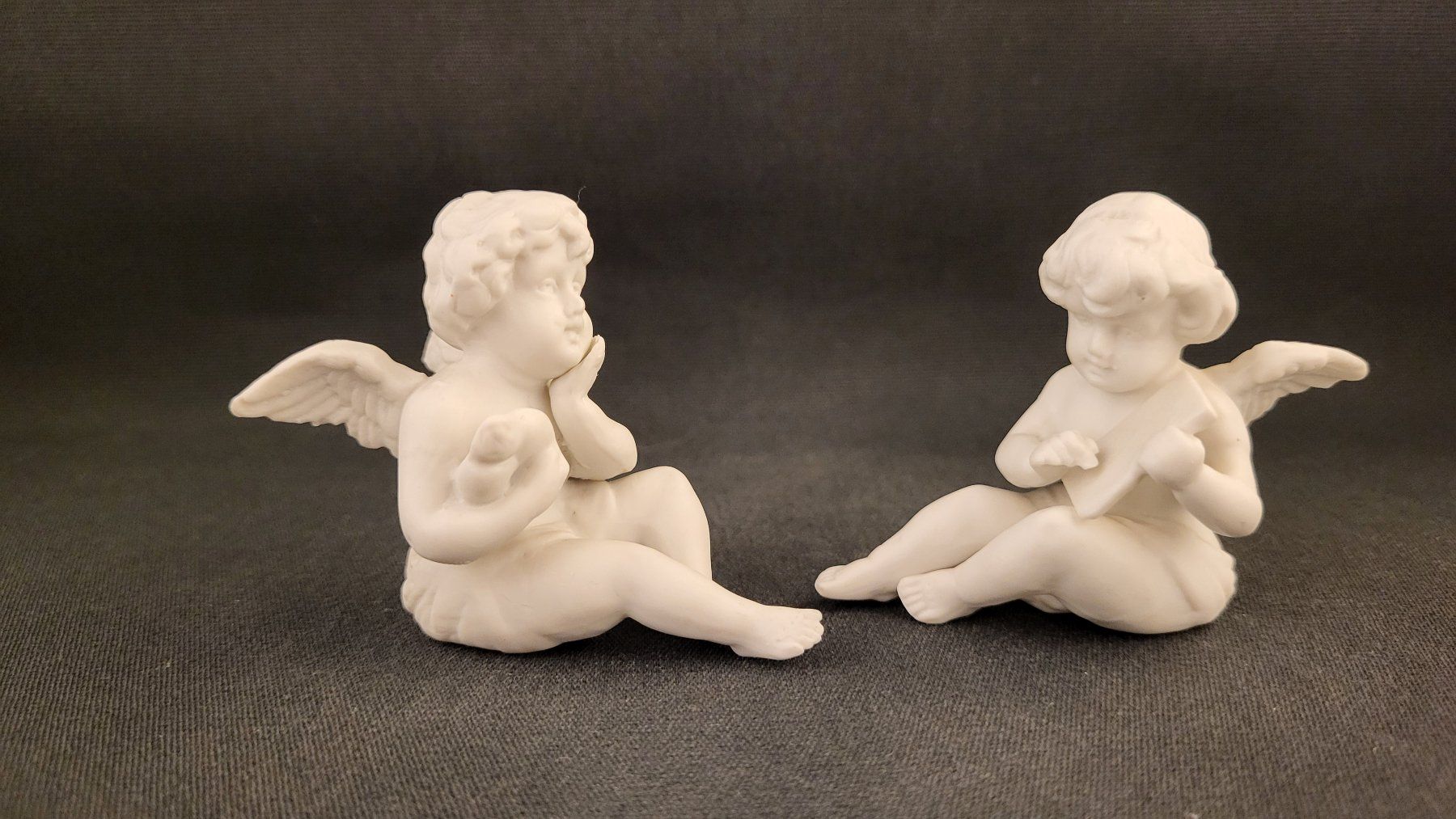 Statuette: 2 Engeli Bisquit-Porzellan – Usato da Basel venduto da spinne02 4