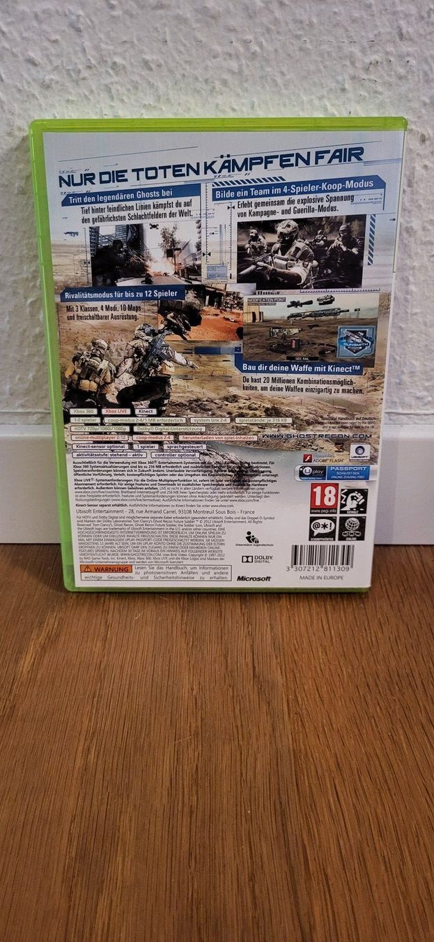 Microsoft Spiele: Xbox 360 - Ghost Recon Future Soldier – Gebraucht aus Münsingen von DigitaleSpielecke 1