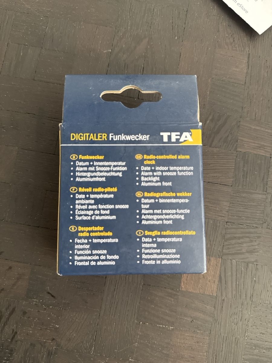 Wecker: TFA Dostmann Digitaler Funkwecker – Gebraucht aus Zürich von db1992 1