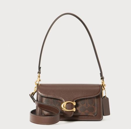 Coach Tabby Shoulder Bag 26 braun mit C-Muster neu