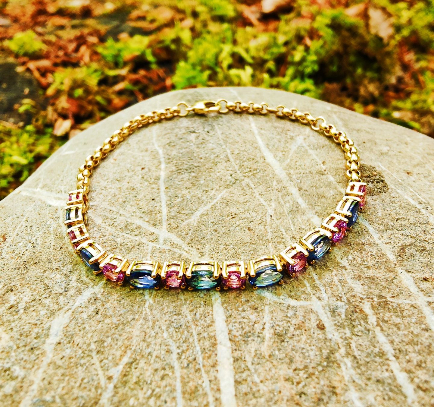 Bracciali & Braccialetti: Saphir Armband, 18K Gold – Nuovo e nell'imballaggio originale da Rümlang venduto da 21f