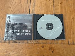 MISERY INDEX STRUCTURE OF LIES - Same Split - CD Grind Death