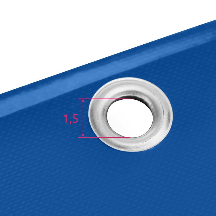 Abdeckplane 4x5 Meter Blau - Wasserdicht Robust Für Garten & Baustelle