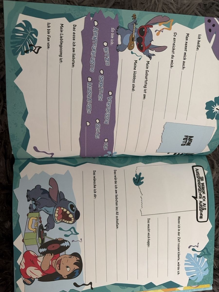 Bücher: Freundschaftsbuch Stitch – Neu und originalverpackt aus Benglen von ani_05 2