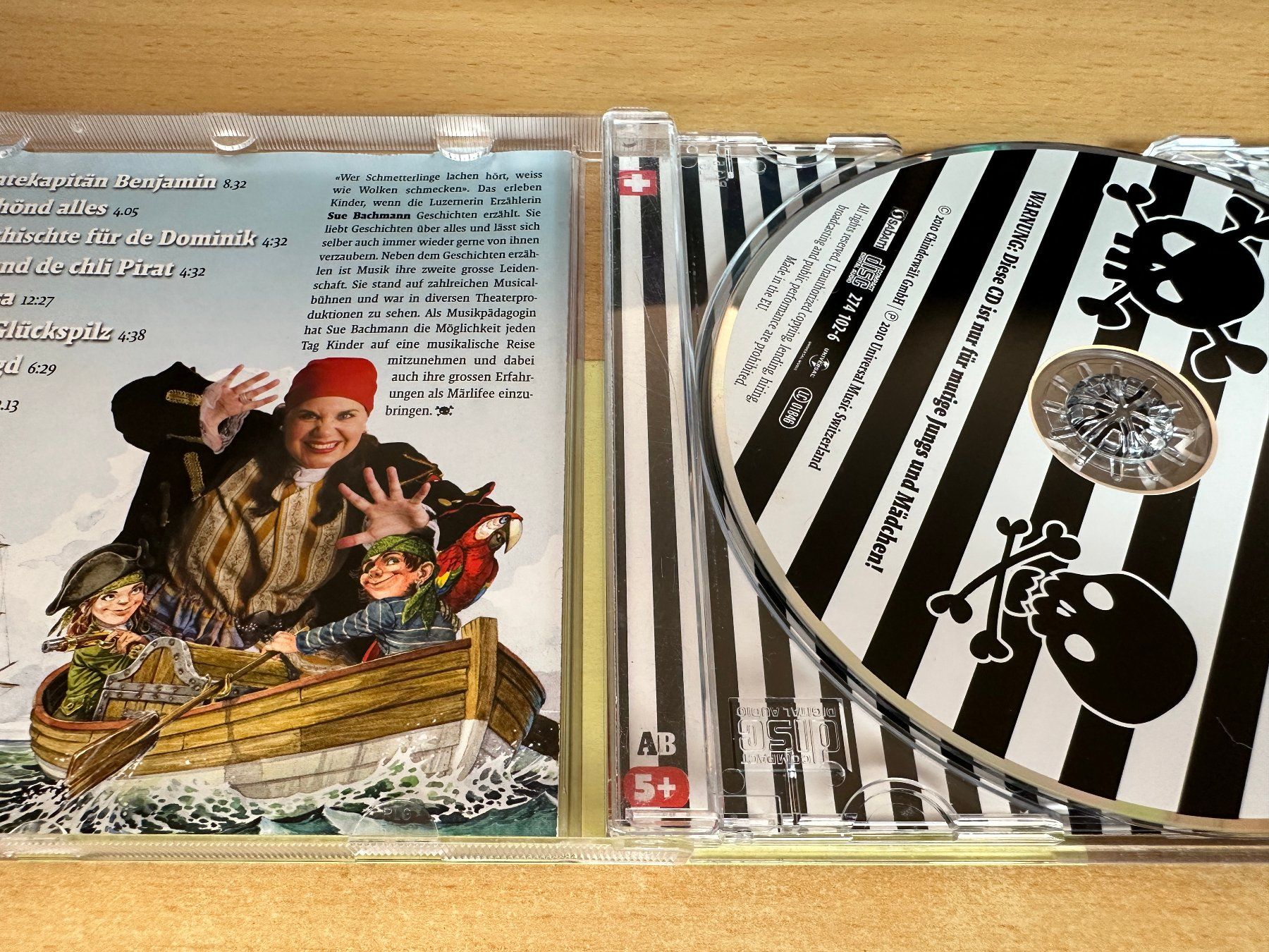 Audiolibri: U9 Sue Bachmann - Pirategschichte – Usato da Rikon im Tösstal venduto da Alpenmutz 2