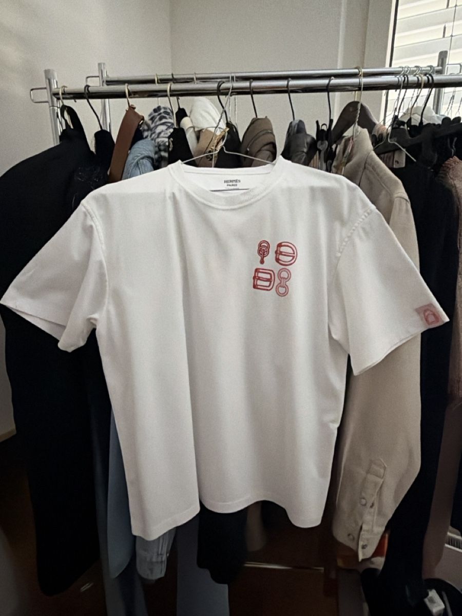 Hermès T-shirt: Hermes white t-shirt  – Nuovo (secondo la descrizione) da Genève venduto da val_rp9x 1