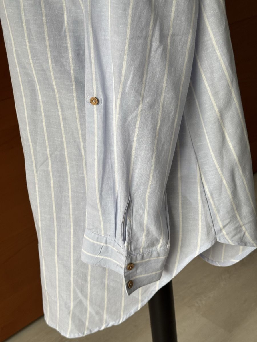 Blusen: Lässig aparte  Bluse lang/ hellblau/weiss gestreift  Gr.48 – Neu und originalverpackt aus Morschach von jeanhenrifabre 3
