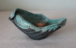 Ton-Schälchen Handgemacht L=14cm/H = 7,5cm