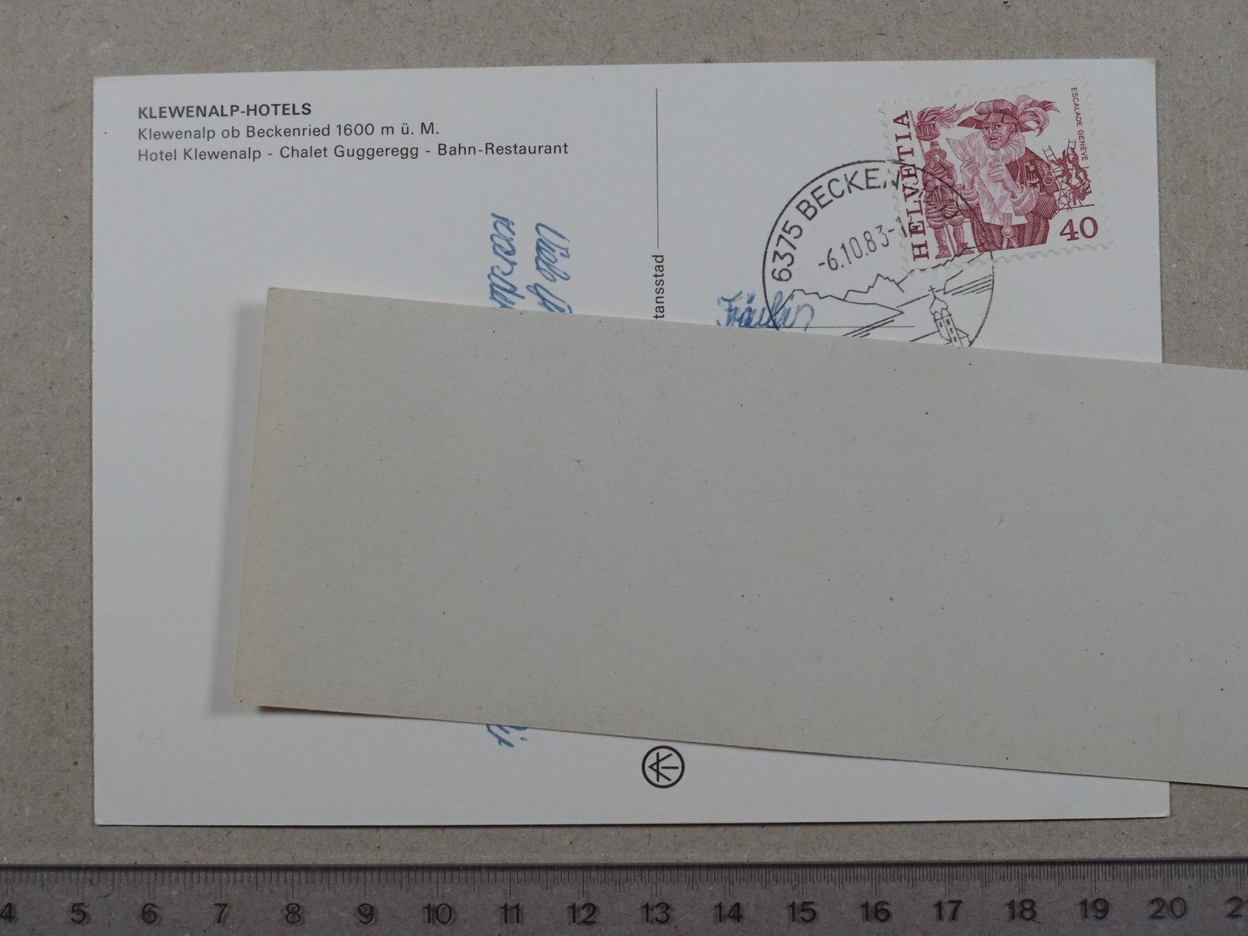 Cartes postales: Klewenalp ob Beckenried, 1983 – D'occasion à Lenzburg par fh1 1