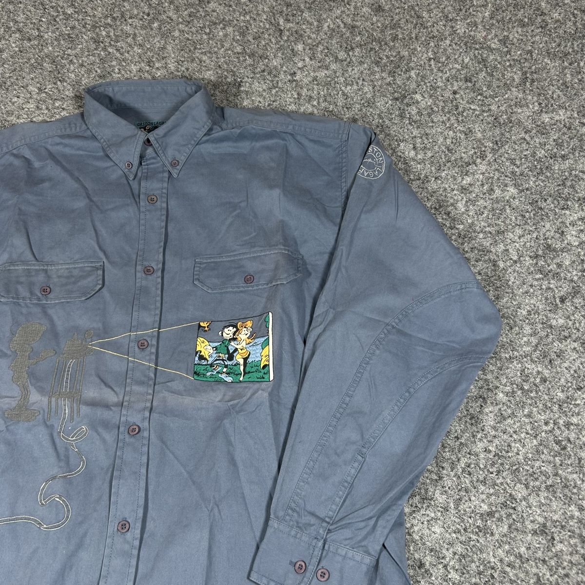 Camicie: 90s Gaston la gaffe shirt – Usato da La Sagne NE venduto da Matlasape 3