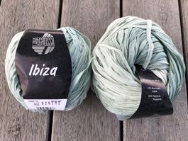Wolle, grün Verlauf der Marke Lana Grossa "IBIZA" (2 Knäuel)