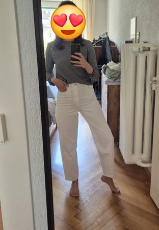 COS Jeans, Gr. 25 (XS), weiss