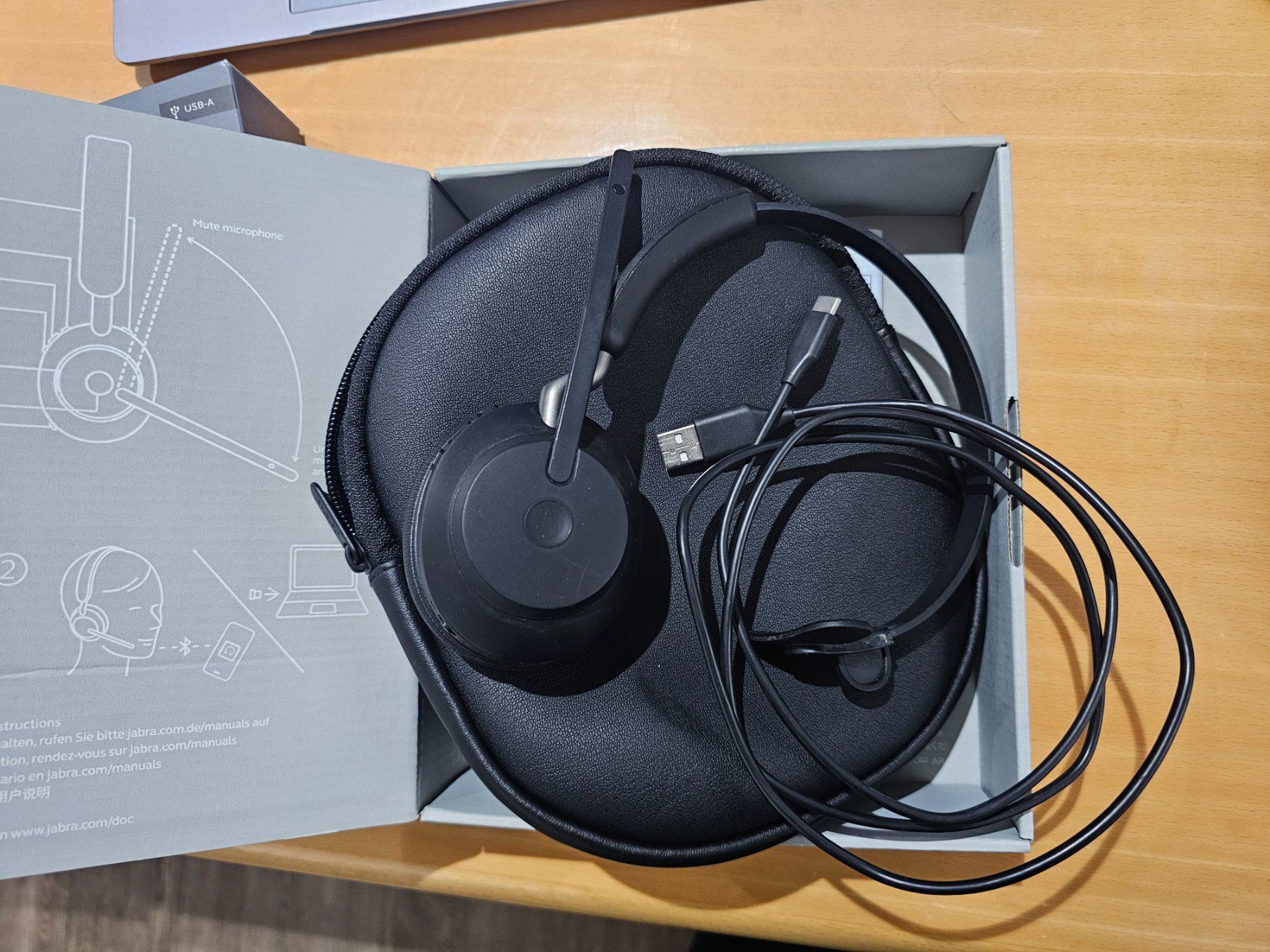 Jabra Cuffie: Jabra Evolve2 65 MS Kabellos, USB-A, Mono – Usato da Zollbrück venduto da gueschu01