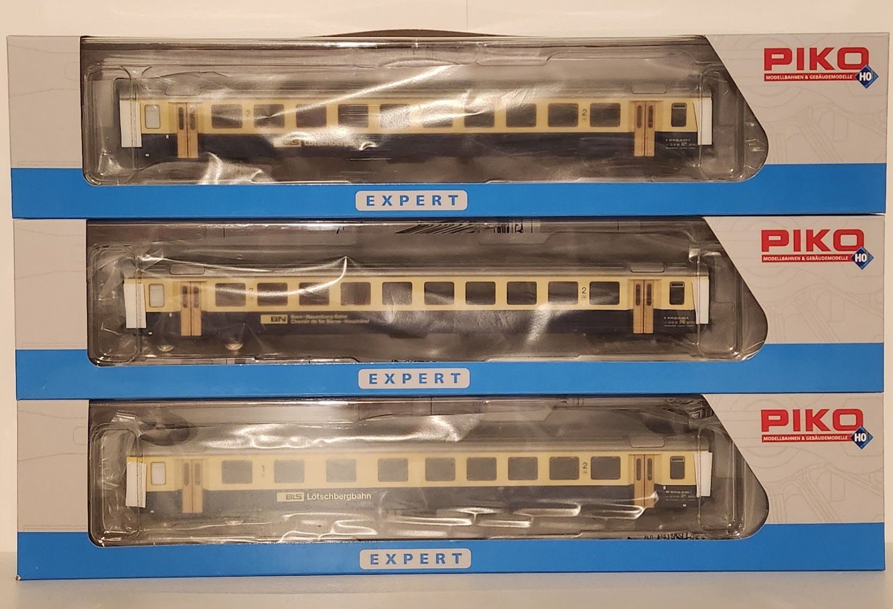 Piko Modellini di ferrovie: Piko 3er Set: 2x BLS & 1x BN – Nuovo (secondo la descrizione) da Wittenwil venduto da ced_q8j7